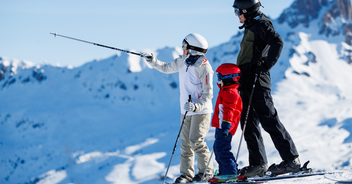 Domaine skiable Méribel en famille