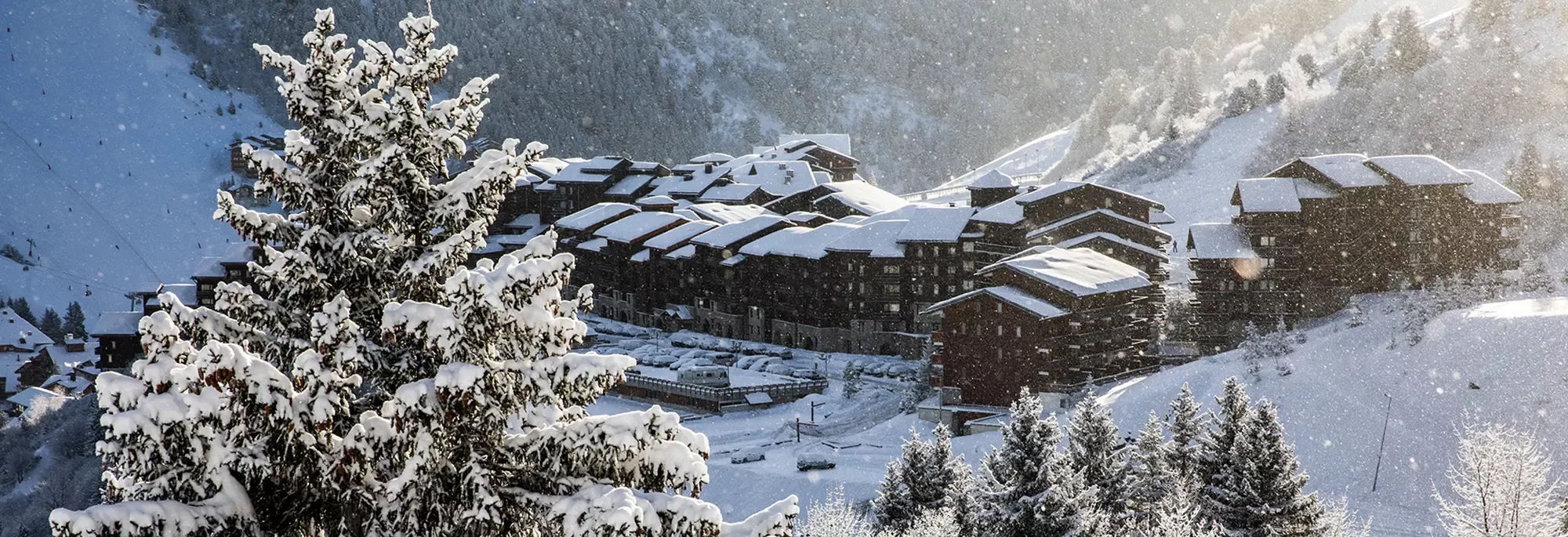 Photo du quartier de Méribel Mottaret en Hiver