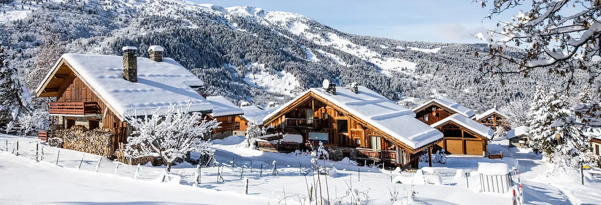 Photo du quartier de Méribel Village en Hiver