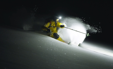 Ski de nuit à Méribel avec Jérémy Prevost