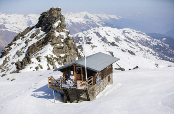 Cabane des trappeurs domaine skiable Meribel