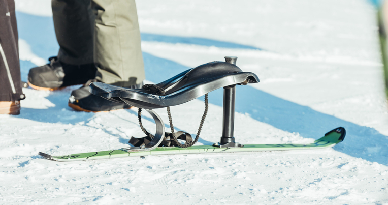 Luge ski pour adulte, retour vers le futur – Snooc